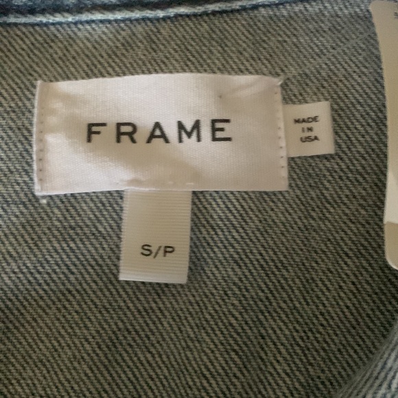 BNWT Frame puffy sleeve jean jacket - Picture 3 of 6
